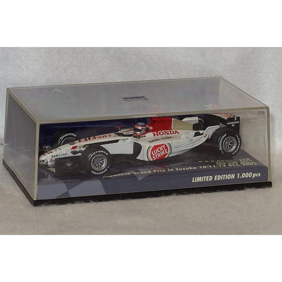 1/43 PMA ミニチャンプス F1 タバコデカール BAR Honda 005 Takuma Sato The 6th place JAPANESE GP 2003 ラッキーストライク 佐藤琢磨 minichamps 403030116