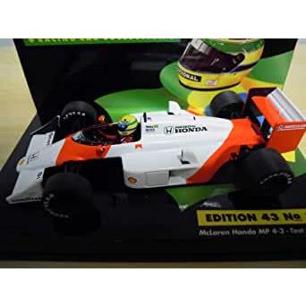 1/43 アイルトン セナ マクラーレン ホンダ McLAREN HONDA MP4-3 Test Car 1987 テストカー A.Senna 540874399 ミニチャンプス PMA｜sleepy-baby