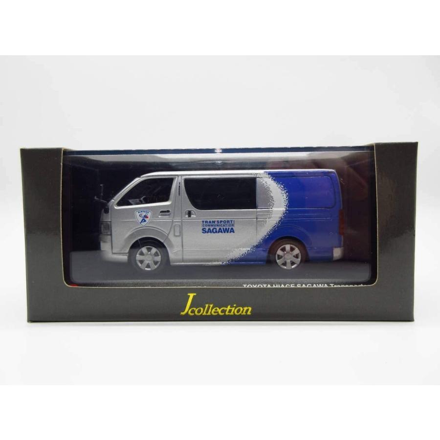 1/43 京商 J-collection ハイエース 佐川急便 SAGAWA Transporter 624台限定 ミニカー Silver/Blue