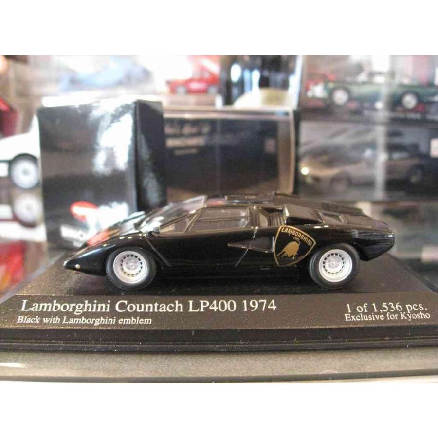 京商ミニチャンプス1/43ランボルギーニ カウンタックLP400-1974 Black