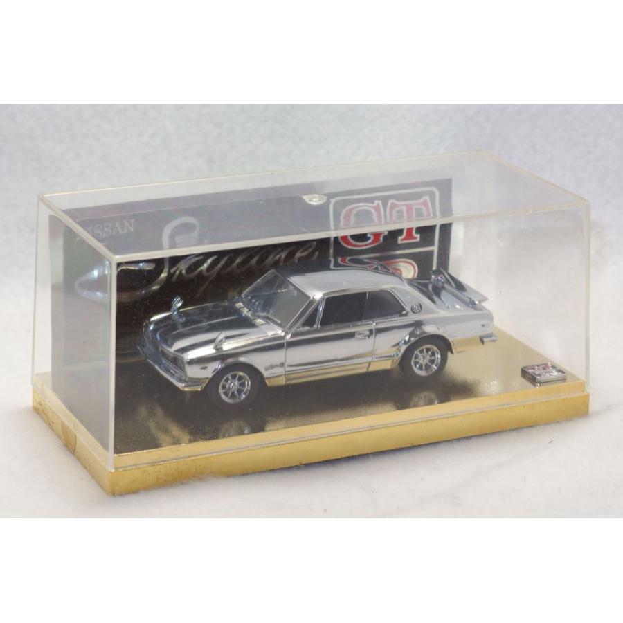 リミッテッドエディション 1/43 京商 KYOSHO No.03023L ニッサン スカイライン NISSAN SKYLINE 2000GTR KPGC10 クロム 4955439712788 ハコスカ｜sleepy-baby