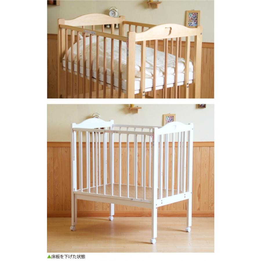 石崎家具 日本製 ベビーベッド「NEWファンシーミニ ※※※ B品