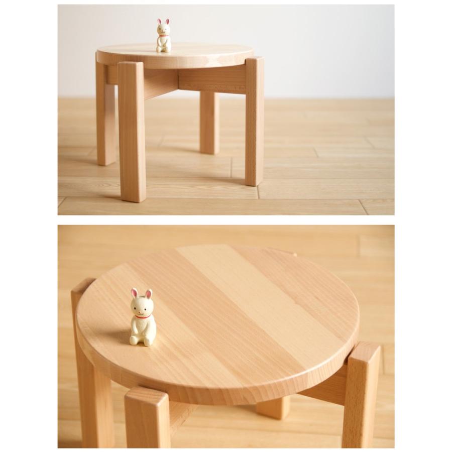 ベルメゾン アルダー材 キッズテーブル&スツール② ベルメゾン アルダー材 キッズテーブル&スツール②