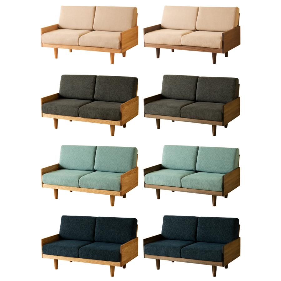 石崎家具 木製フレームソファ「molt（モルト）【1人掛け】」 洗える