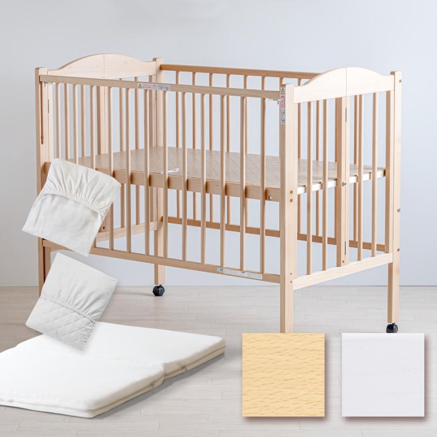 SLEEPY ベビーベッド　ワンタッチハイベッド パル 石崎家具 日本製 石崎家具 日本製 ベビーベッド「ワンタッチハイベッド パル（B品
