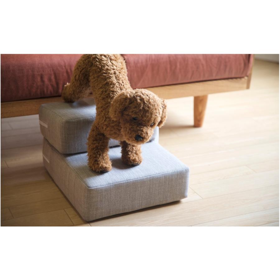 「ペットステップ」  洗える カバーリング 階段 踏み台 犬 猫 老犬 マット 介護 スロープ 石崎家具 | 石崎家具 | 05