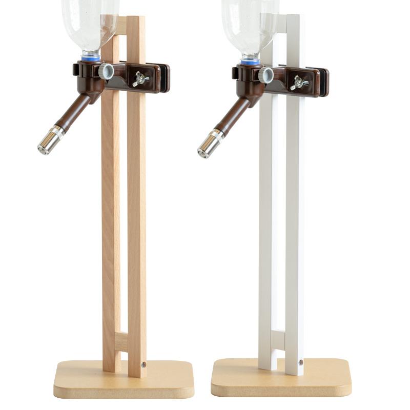 石崎家具 日本製 ペット用 木製 ウォータースタンド【ハイタイプ】＋