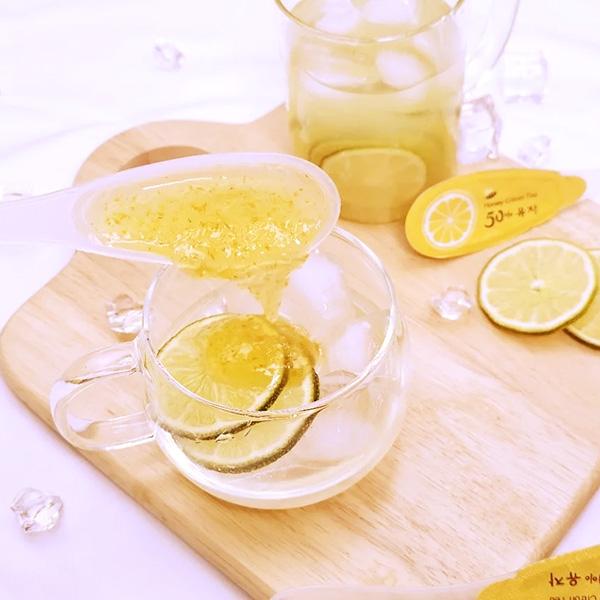 [MYDAYS] スプーンゆず茶 1袋5個入 / 140g(28g×5個入) スプーン1杯程度をお湯に溶かして飲むタイプ はちみつ入り ゆず茶 柚子茶 韓国茶 韓国伝統茶 | オットギ | 04