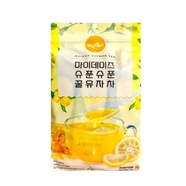 [MYDAYS] スプーンゆず茶 1袋5個入 / 140g(28g×5個入) スプーン1杯程度をお湯に溶かして飲むタイプ はちみつ入り ゆず茶 柚子茶 韓国茶 韓国伝統茶 | オットギ | 05