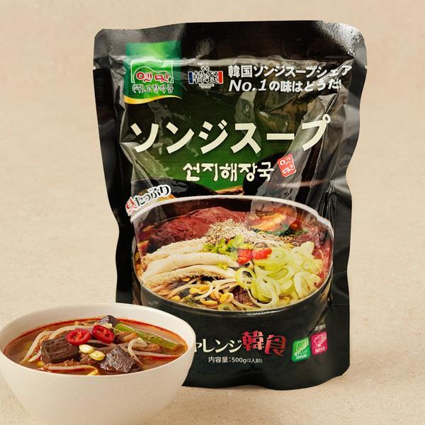 [故郷] ソンジスープ / 500g ソンジヘジャン レトルト 即席食品 インスタント食品 韓国食品 韓国食材 | 