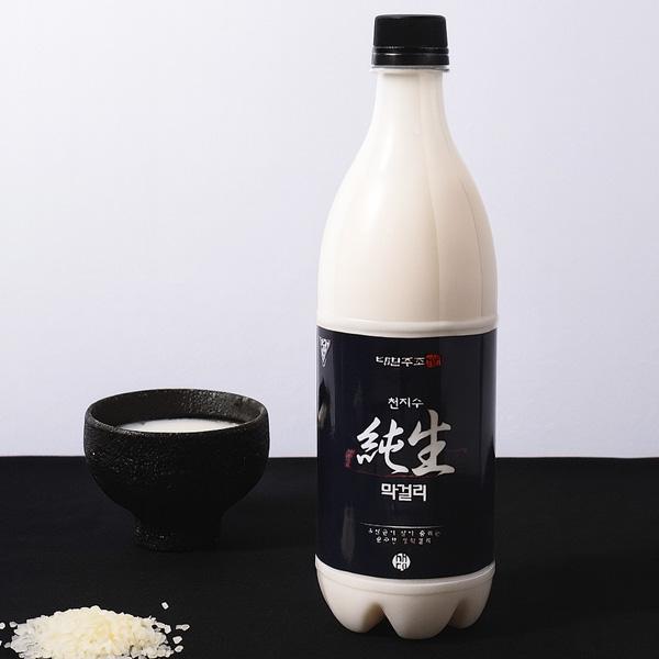 [天地水] 純生マッコリ 大韓酒造 生マッコリ / 750ml 300万本以上 アルコール6度 乳酸菌を育てる 米マッコリ 韓国 まっこり (冷蔵) |  | 08