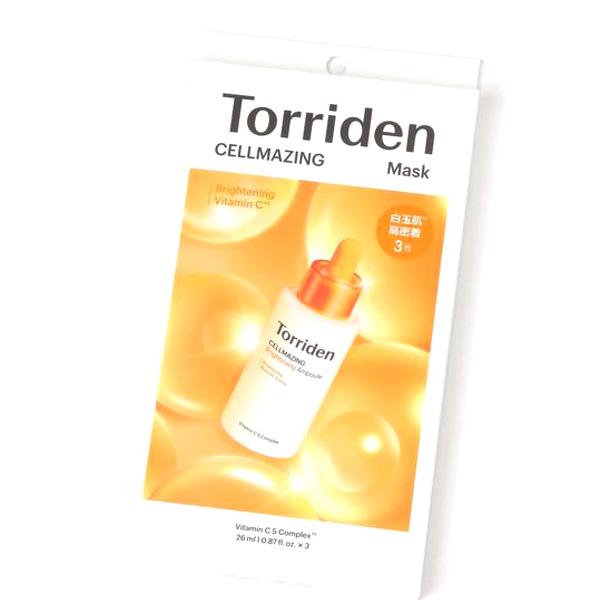 韓国　プランエスクリニック　Torridenシートマスク Torriden] トリデン セルメイジング ビタC ブライトニング マスク / 3