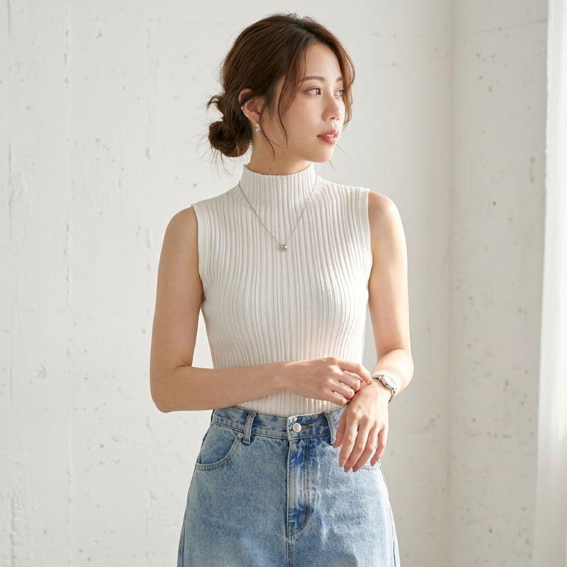 crest clothing クレスト　サマーニット ELEGANT PREMIUM（SWISS MILITARY HANOWA） サマーニット ノースリーブ