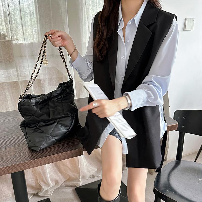 gilet（ジレ） ノースリーブジャケット レディース ベスト レディース