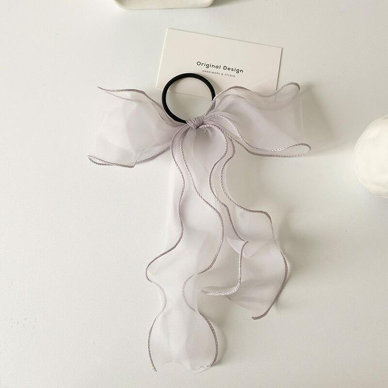 SHIFFON シフォンリボン ヘアゴム ビッグリボン ヘアアクセサリー