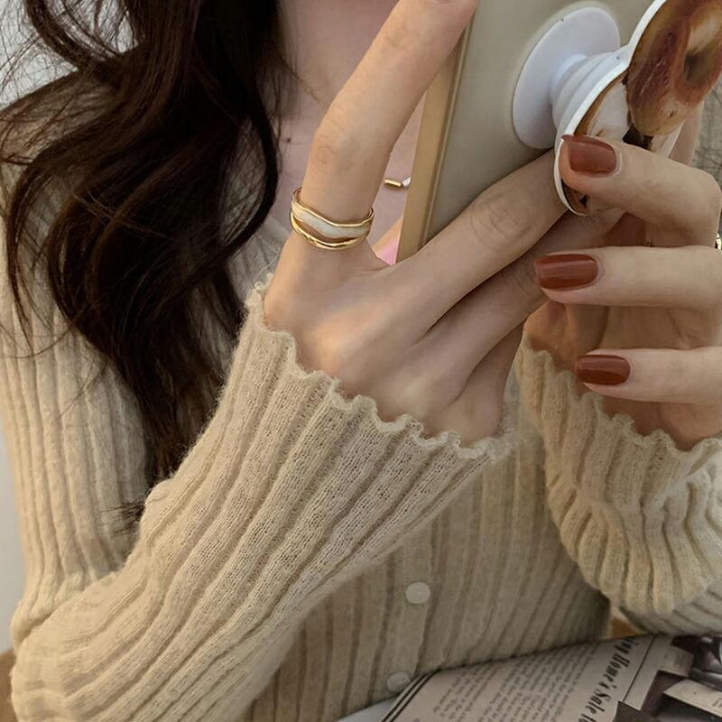 マルチデザイン リング 指輪 ゴールド シンプル レディース  