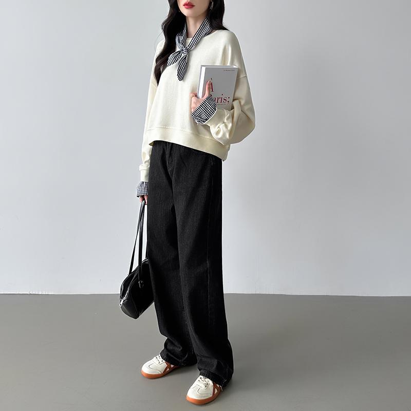 ジーンズ デニムパンツ ワイドパンツ ストレート ボトムス