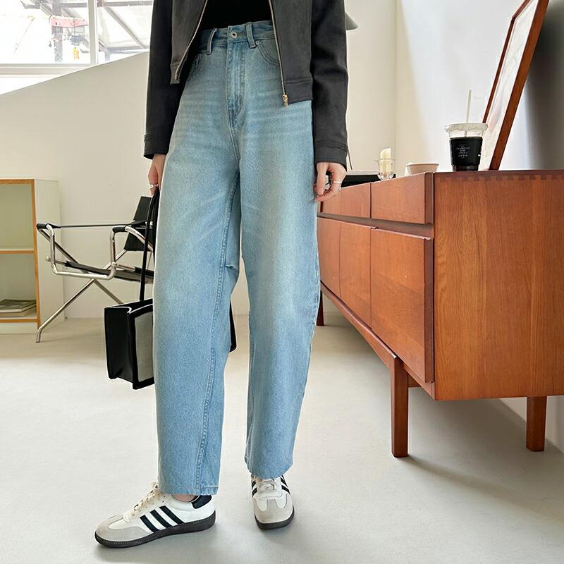 プライオリティ デニム カーブパンツ ワイドパンツ 新品 新作 ゆったり カーブデニムパンツ 通販【ニッセン】