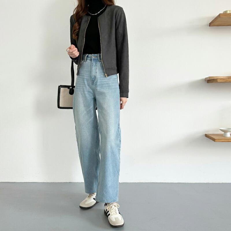 プライオリティ デニム カーブパンツ ワイドパンツ 新品 新作 ゆったり カーブデニムパンツ 通販【ニッセン】