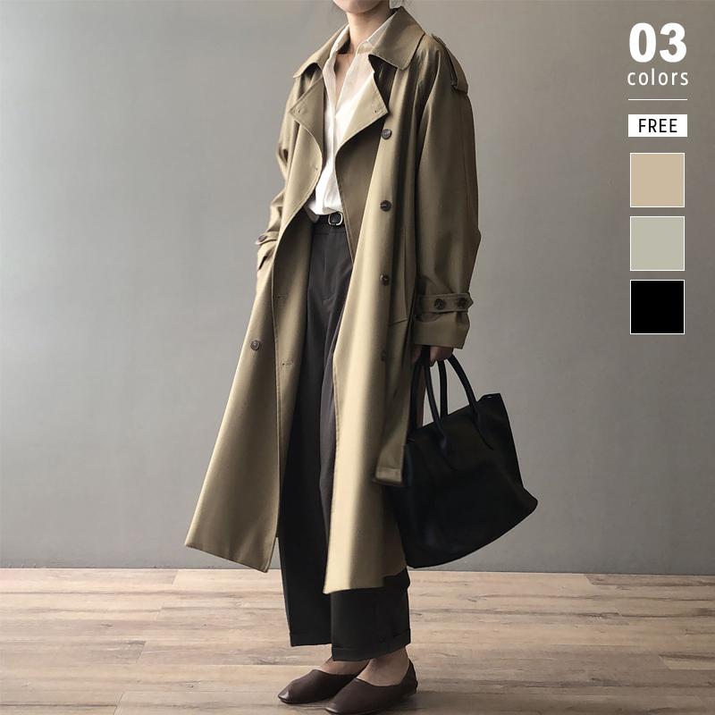 COCOMOMO（COCOMOMO）/トレンチコート ロングコート アウター レディース スプリングコート ロング丈 ライトアウター COCOMOMO トレンチコート レディース ロングコート アウター
