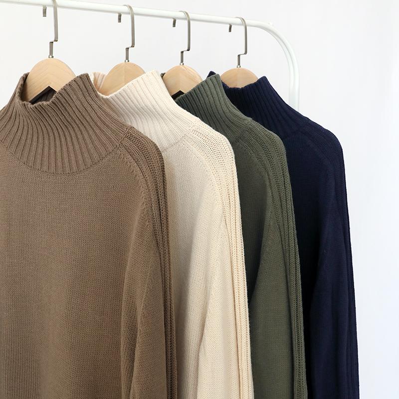 美品♡近年♡リブ ニット 切り替え ハイネック ニット パフスリーブ 小花柄 S Girly Doll（ガーリードール） ニット セーター サイドリブ 切り替え