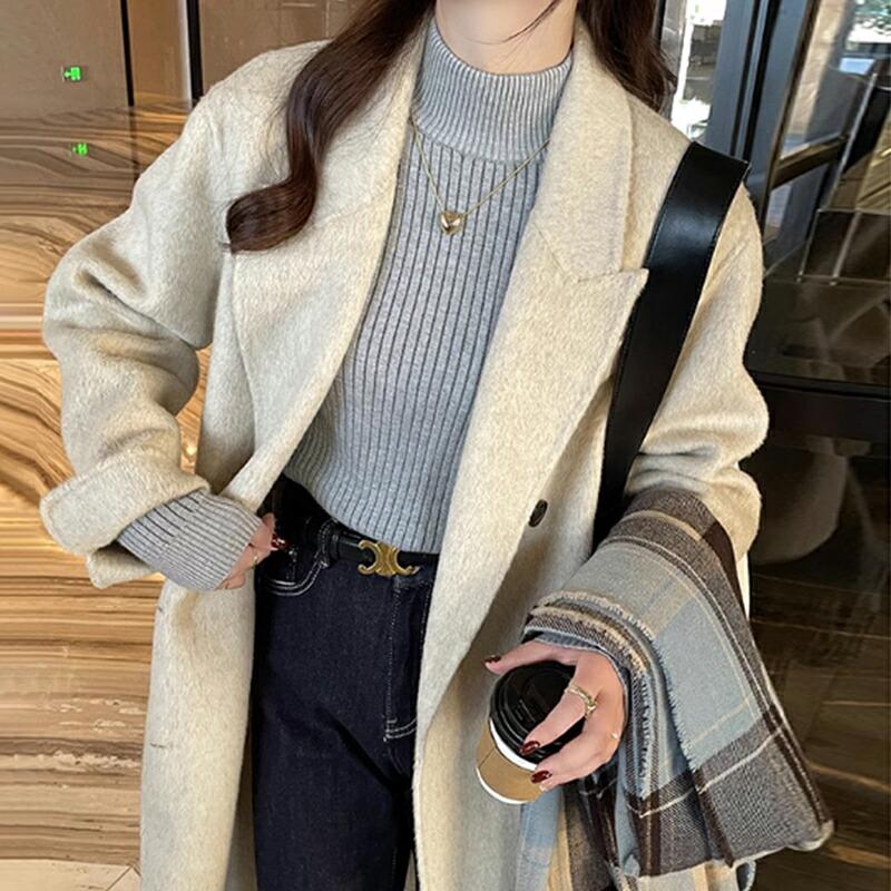 COCOMOMO 裏起毛 ニット ハイネックニット レディース ハイネック  