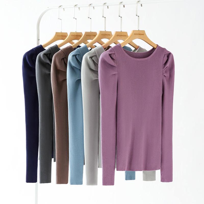 ELEGANT PREMIUM（SWISS MILITARY HANOWA） リブニット パフショルダー