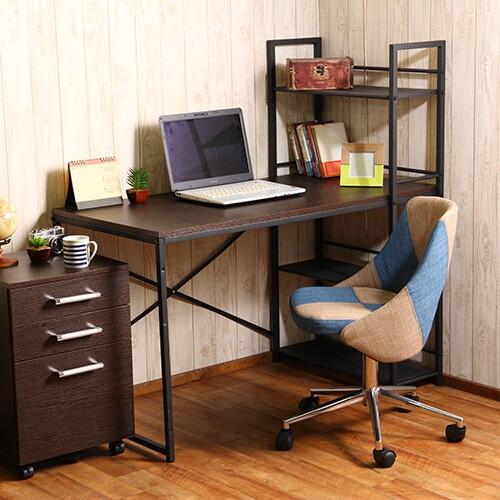 【新品・送料無料】ラック付きデスク ルール 奥行64cm メープル ラック付きデスク ルール 奥行64cmタイプ 新品・送料無料】ラック付き