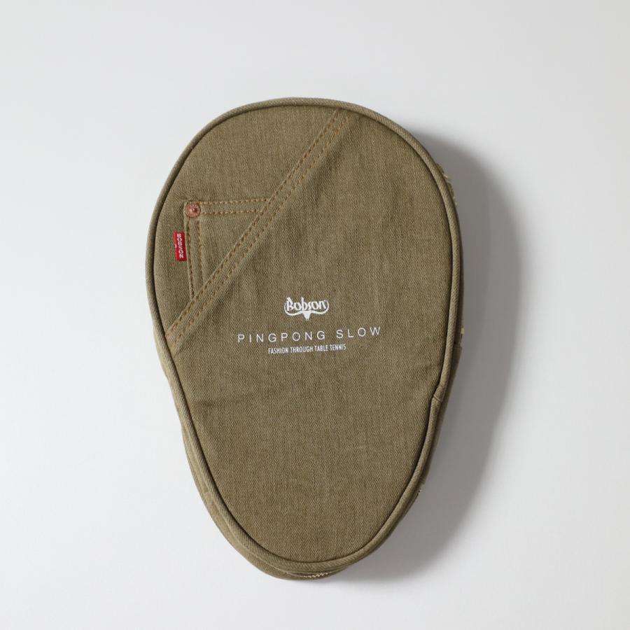 BOBSON ×PINGPONG SLOW カラーデニムラケットケース ３カラー（岡山デニム） |  | 03