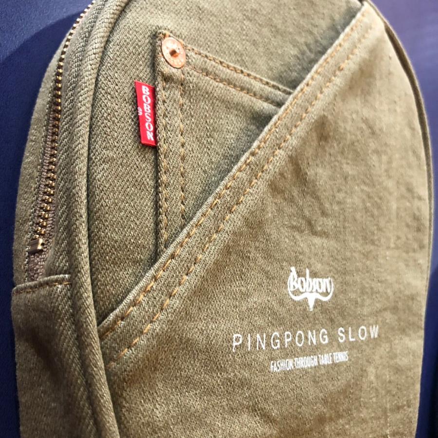 BOBSON ×PINGPONG SLOW カラーデニムラケットケース ３カラー（岡山デニム） |  | 19