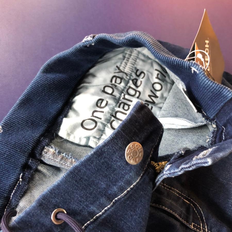 BOBSON × PING PONG SLOW コラボスポーツジーンズ （インディゴカラー