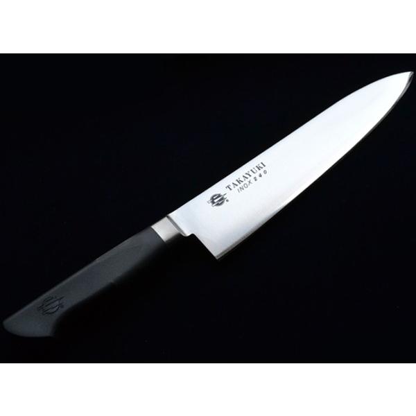 堺孝行洋包丁 イノックス抗菌プラスチックカラー柄  洋出刃 240mm 11433