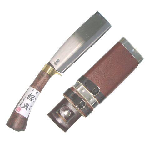 五十嵐刃物工業 鋼典 鋼付 鍔付最高級鉈 180mm C-21 : スローライフ