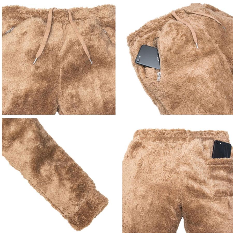 B-フォロー割■シャギー ボア セットアップ ベージュLパーカー＆ ジョガーP B-フォロー割□シャギー ボア セットアップ 紺/Lパーカー＆ ジョガーP