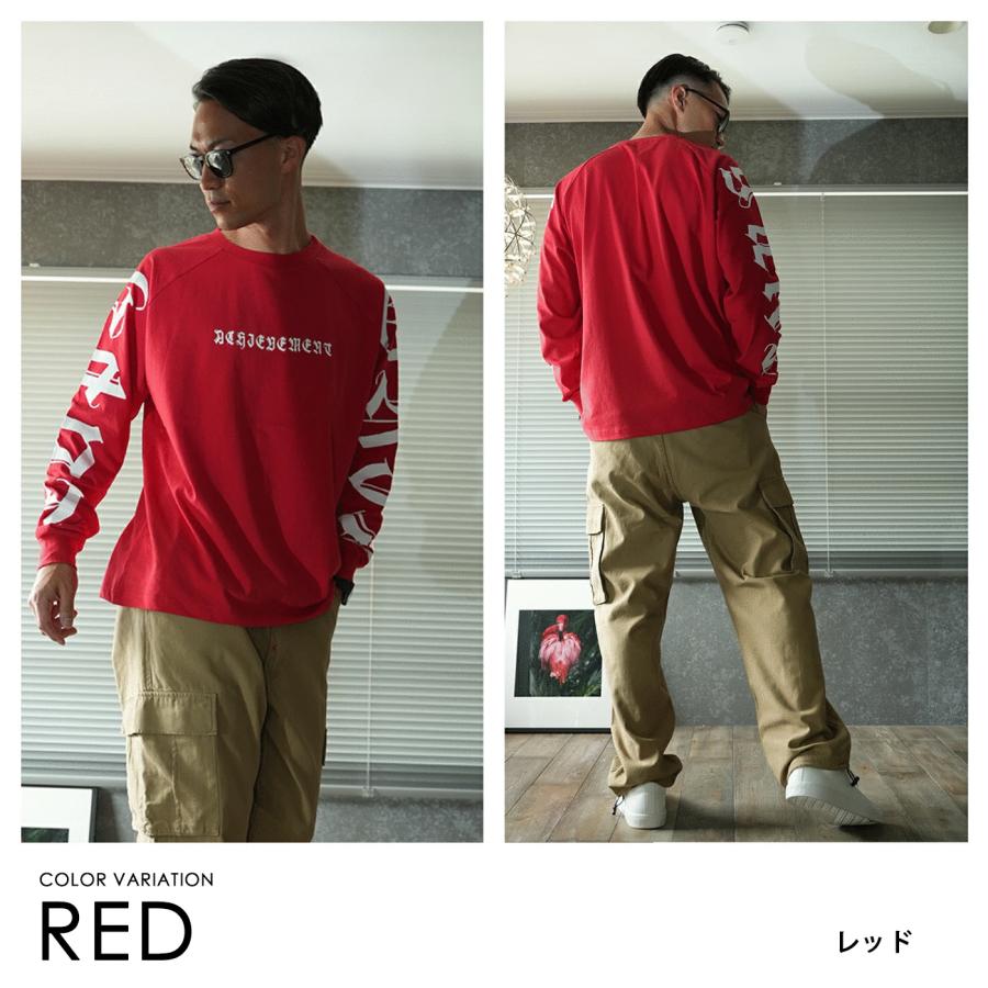 メンズ長袖Tシャツ 袖ロゴ 切り替え BIG ロンT プリント 長袖 Tシャツ 
