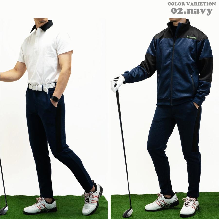 スポンジ エンボス 切り替え ゴルフ ジャージ セットアップ スウィング
