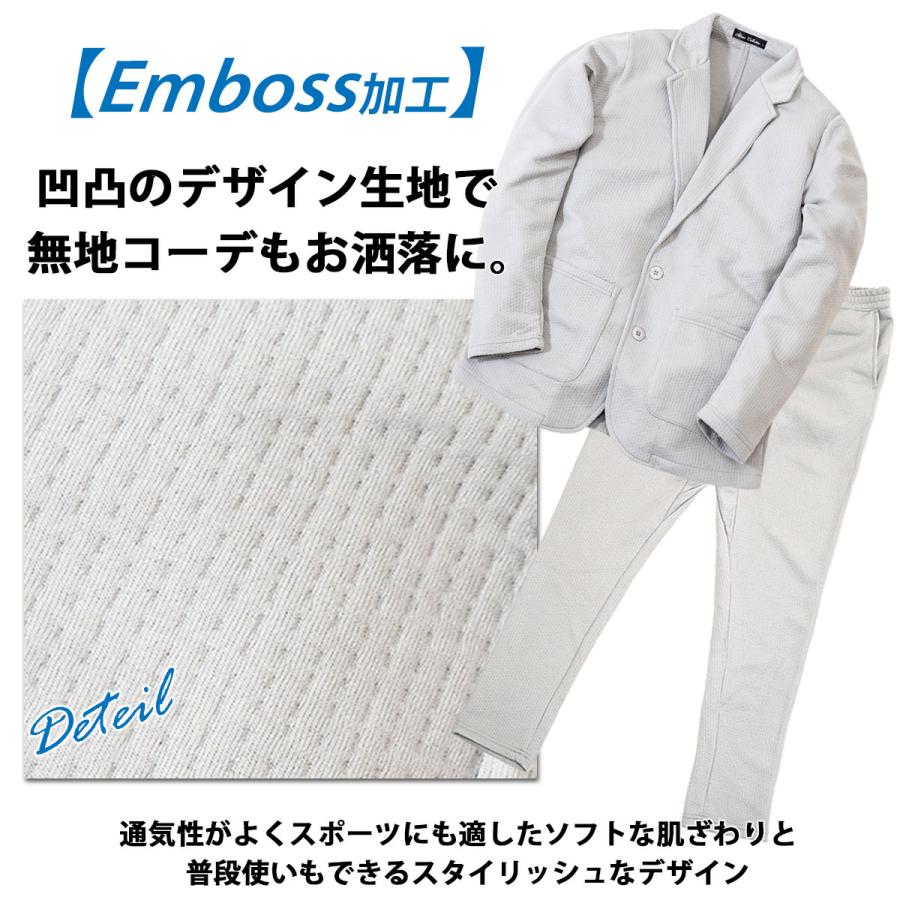 スポンジ エンボス ゴルフ ジャケット セットアップ 伸縮 スポンジ エンボス ゴルフ ジャケット セットアップ 伸縮