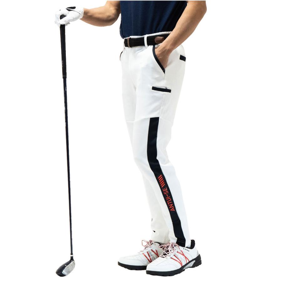 新品☆【SY32 GOLF】ゴルフウェア 4WAY ストレッチパンツ ゴルフパンツ ゴルフウェア メンズ 4wayストレッチ ライン