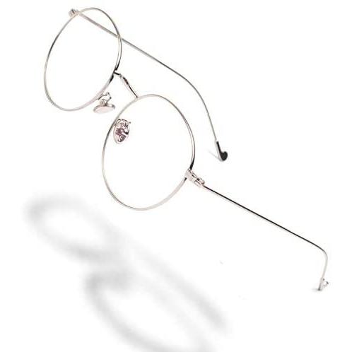 60 Off レンサン Liansan 伊達メガネ Pcメガネ レディース メンズ ファッション 女性 男性 丸型 円 おしゃれ オフィス ゲーム シルバー Discoversvg Com