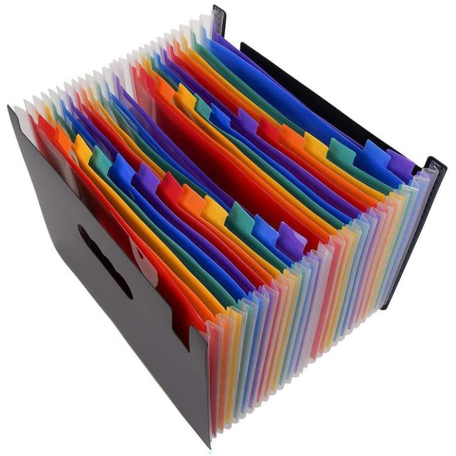 DAMIGRAM ドキュメントスタンド ファイルボックス A4 ドキュメントファイル 書類収納 24分類 オルガン式ファイル 収納ケース 伸｜slow-lifes｜08