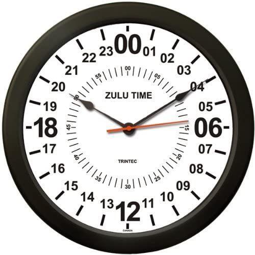 (トリンテック) TRINTEC ズール（Zulu Time） 壁掛時計（白） ２４時間 ? １０” （24時間時計）｜slow-lifes｜03