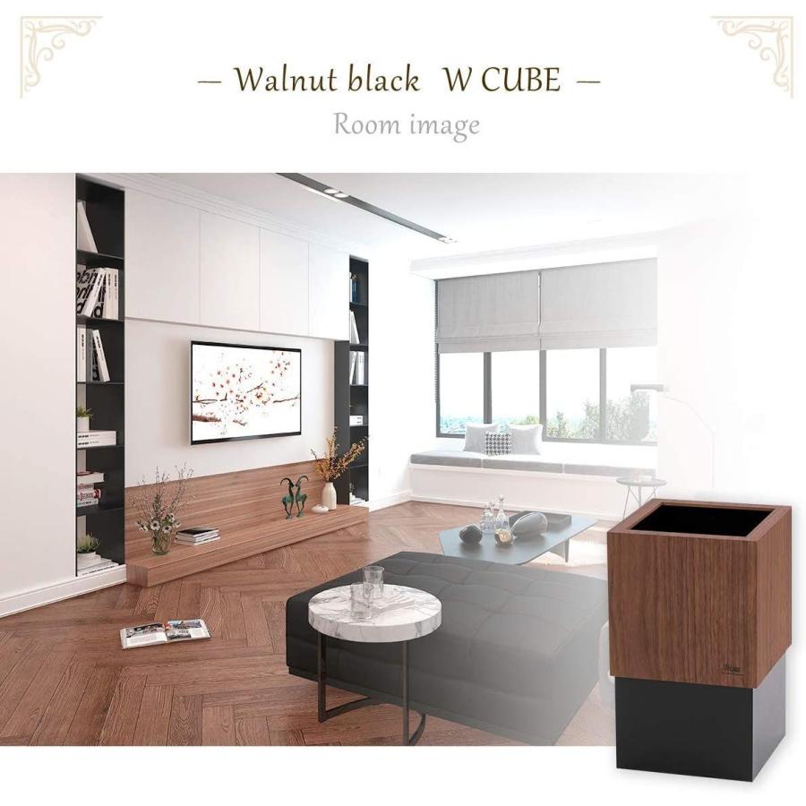 ヤマト工芸 W CUBE WN/Bk 容量：約10リットル YK06-012 家具
