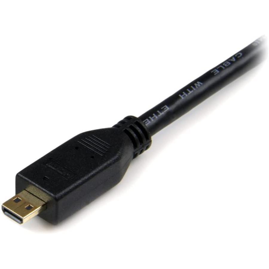 StarTech.com イーサネット対応ハイスピードHDMI - HDMI Micro変換ケーブル 2m HDMI(タイプA) - HDM｜slow-lifes｜02