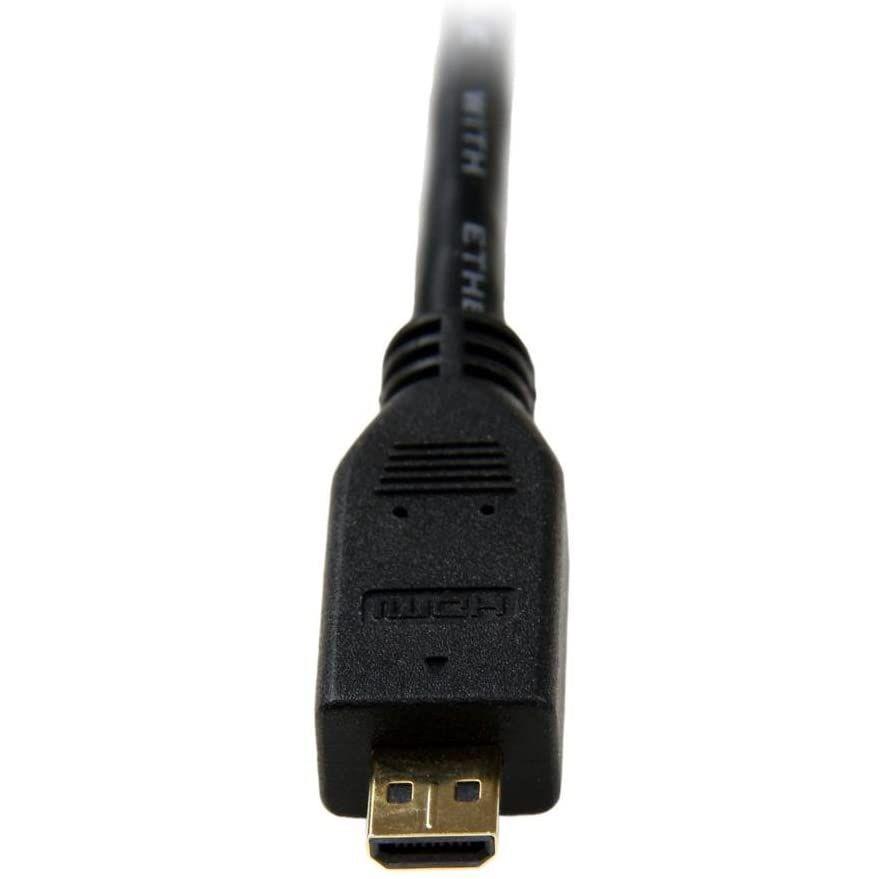 StarTech.com イーサネット対応ハイスピードHDMI - HDMI Micro変換ケーブル 2m HDMI(タイプA) - HDM｜slow-lifes｜04