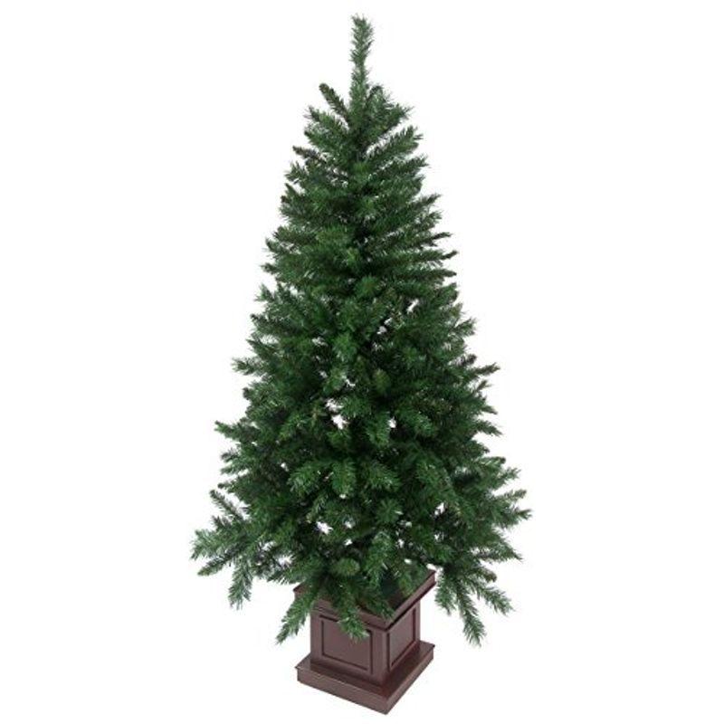 クリスマス屋 クリスマスツリー 120cm 木製ポットツリー グリーン ツリーの木 木製 ポット