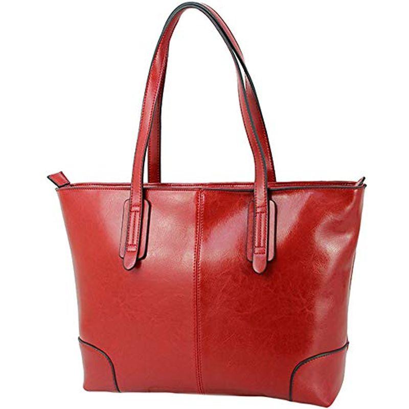 売れ筋の大人気 エーエムエス トートバッグ メンズ レディース 大容量 ビジネス 牛革 ショルダーバッグ 肩掛け レッド 並行輸入品 最終在庫限り Www Superavila Com
