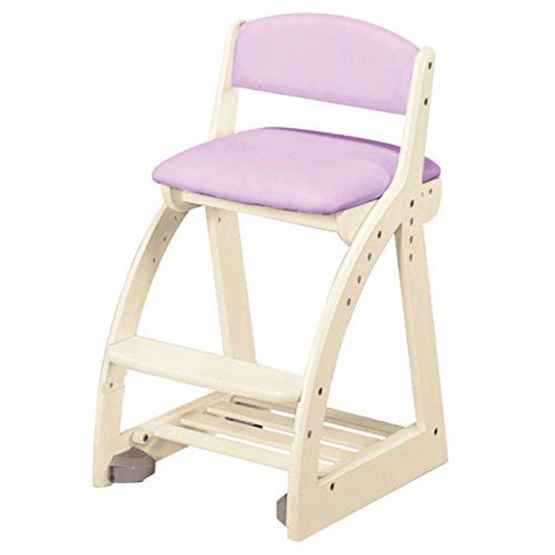 コイズミファニテック KOIZUMI(コイズミ学習机) 学習椅子 WW/パープル サイズ：W413×D495?545×H750mm SH44
