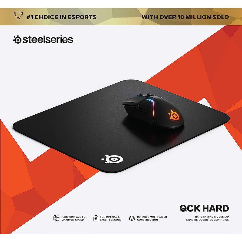 SteelSeries ゲーミングマウスパッド 硬質 ノンスリップラバーベース 320 mm x 270 mm x 3 mm QcK Har｜slow-lifes｜04