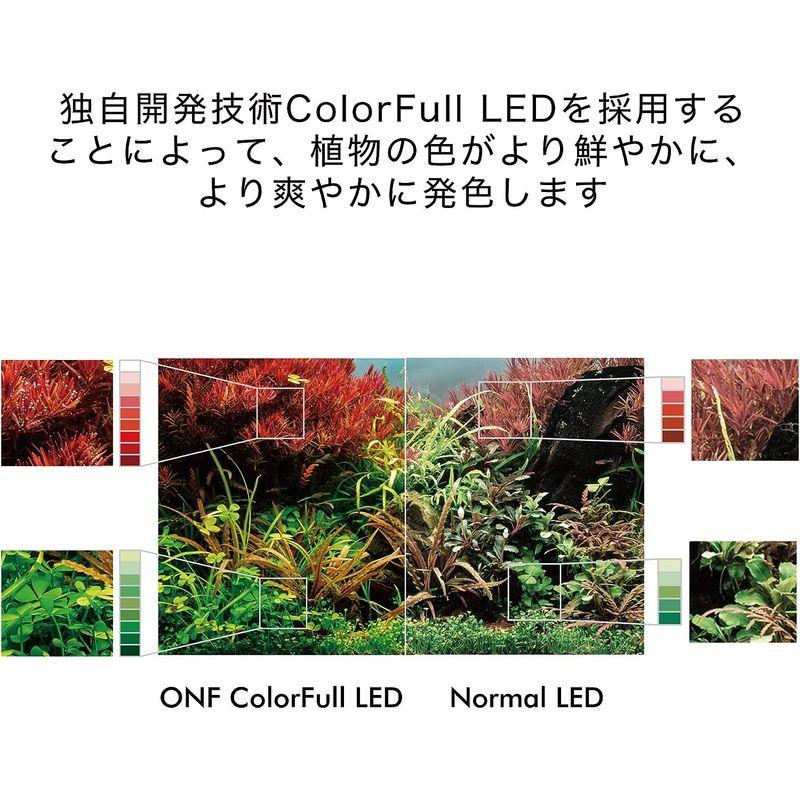 ONF Flat Nano 水槽 ライト 30cm アクアリウムライト 適応サイズ 25cm 36cm 淡水水槽 水族 植物 照明 LED｜slow-lifes｜04