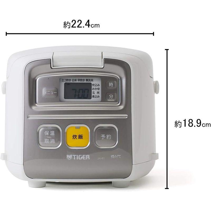 タイガー魔法瓶(TIGER) 炊飯器 3合 一人暮らし用 マイコン 調理メニュー付き 炊きたて ホワイト JAI-R551W｜slow-lifes｜10